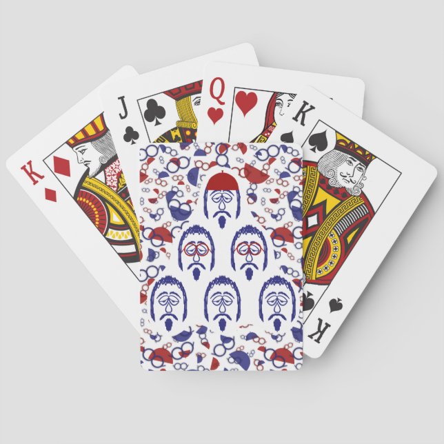 Jeu De Cartes Les visages de Beatnik (dos)