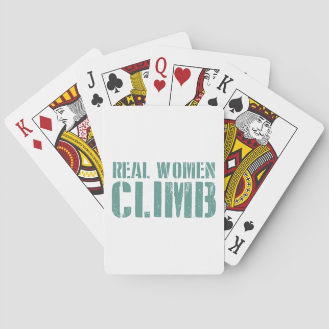 Jeu De Cartes Les vraies femmes grimpent (dos)