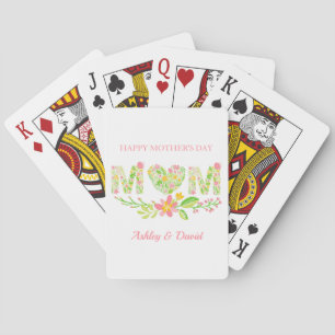 Jeu De Cartes Lettres florales