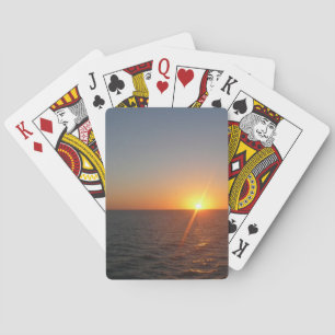 Jeu De Cartes Lever du soleil à Sea III Océan Horizon