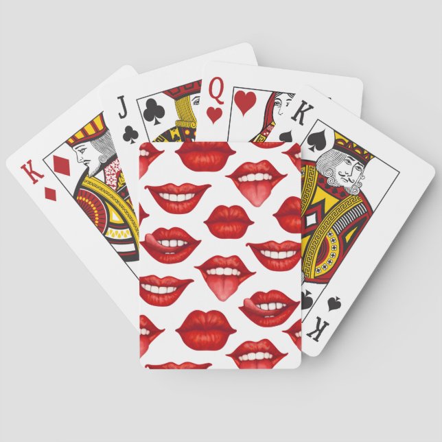 Jeu De Cartes Lèvres (dos)