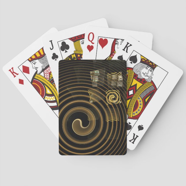 Jeu De Cartes L'hypnose art Abstrait (dos)