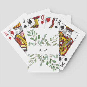 Jeu De Cartes Liage minimal Monogramme