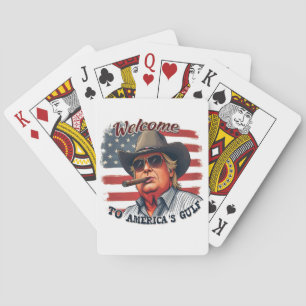 Jeu De Cartes Liberté pour Trump américain du Golfe