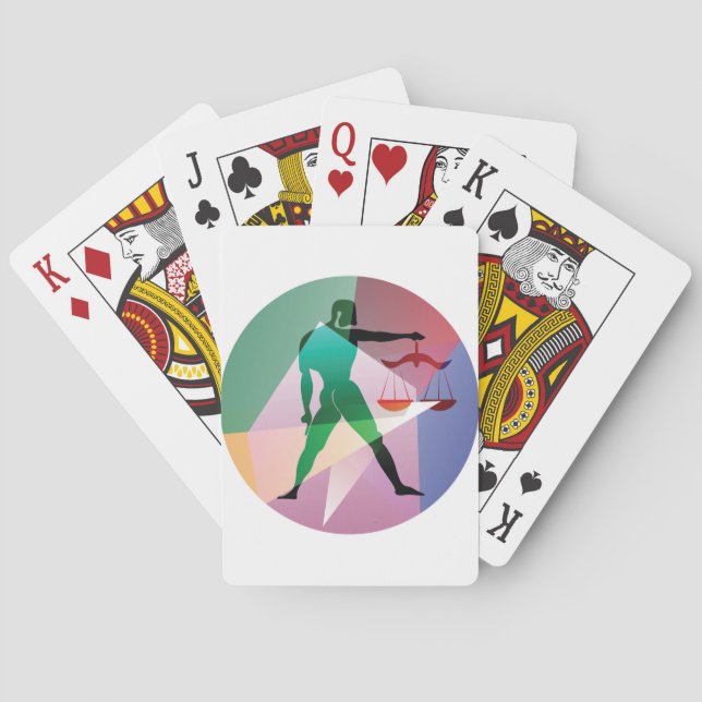 Jeu De Cartes libra abstraite (dos)