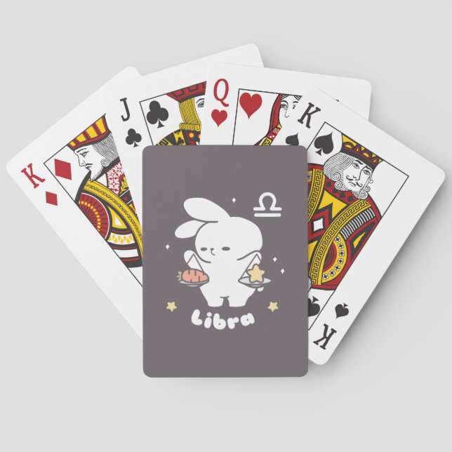 Jeu De Cartes Libra Loppi Tokki Bunny Série Zodiac II (dos)
