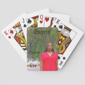 Jeu De Cartes Lie argentée