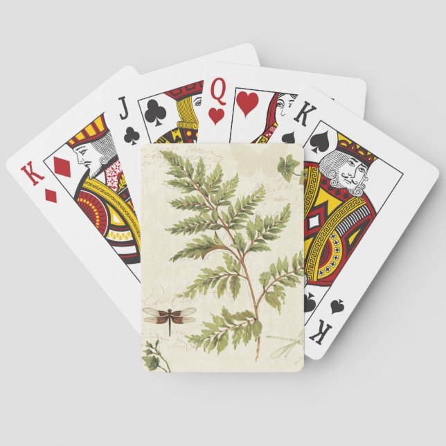 Jeu De Cartes Lierres et fougères (dos)