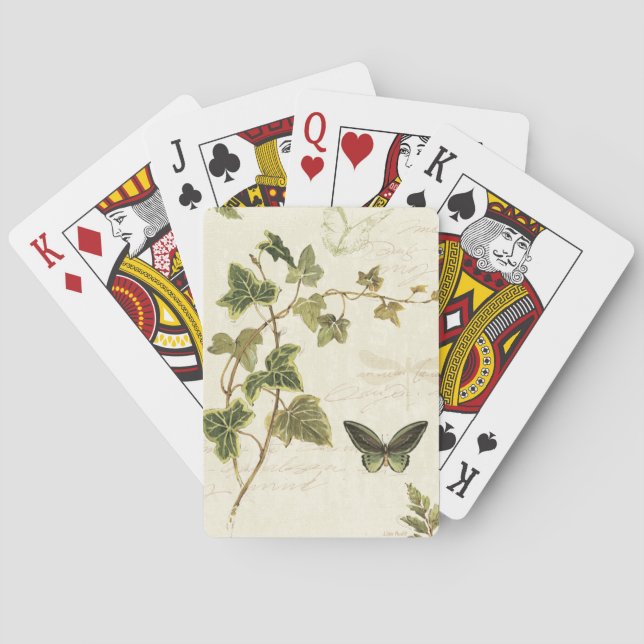 Jeu De Cartes Lierres et papillons (dos)