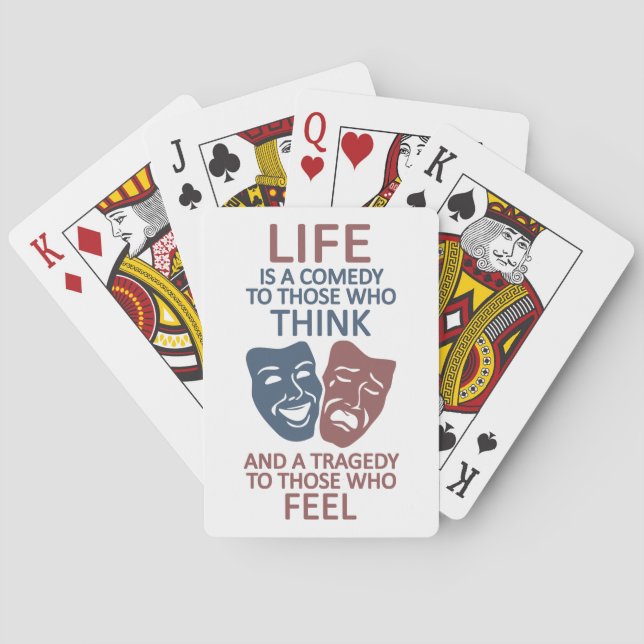 Jeu De Cartes LIFE devis carte à jouer (dos)