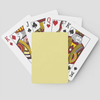 Jeu De Cartes Light Khaki F0E68C - Option pour ajouter un nom