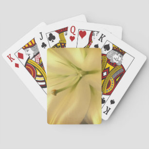 Jeu De Cartes Lillum Blanc Fleur Photo Classique Jouer Cartes