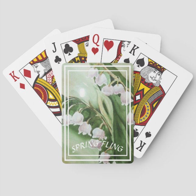 Jeu De Cartes Lily de la Vallée Carrée (dos)