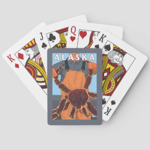 Jeu De Cartes Limule et affiche de Vintage voyage de pêcheur