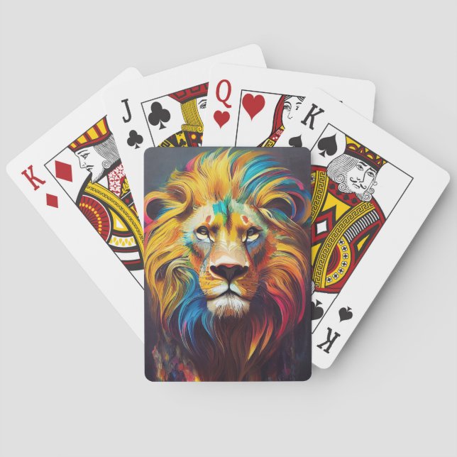 Jeu De Cartes Lion Animal Discovery Aventure Nature Planète (dos)