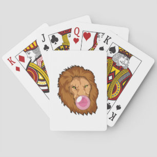 Jeu De Cartes Lion avec gomme Bubble