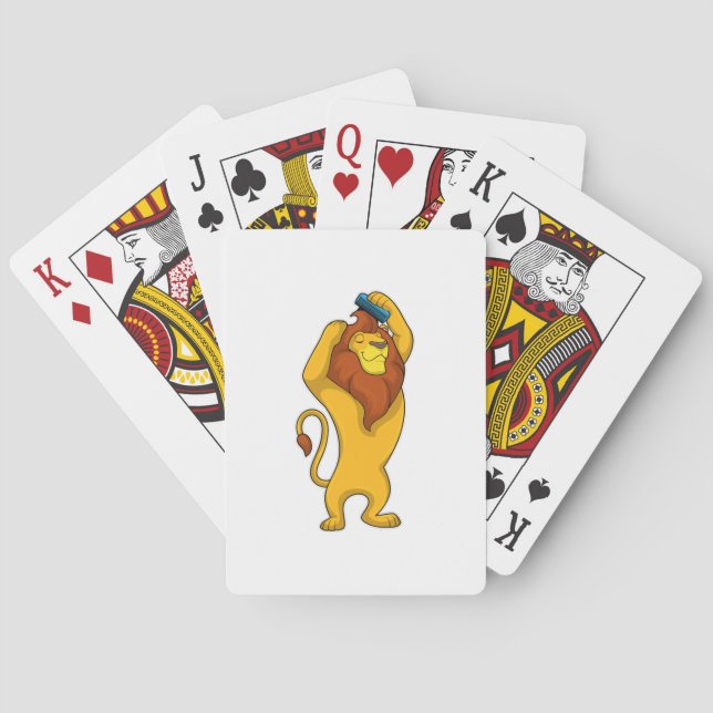 Jeu De Cartes Lion avec peigne (dos)
