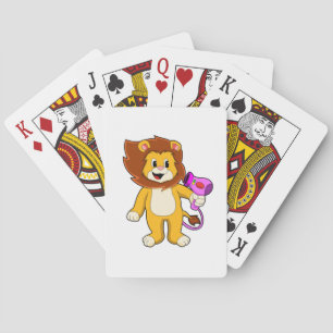 Jeu De Cartes Lion avec sèche-cheveux