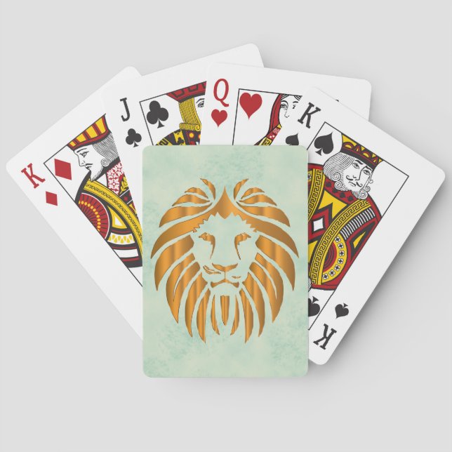 Jeu De Cartes Lion Bicycle Lecture Cartes (dos)