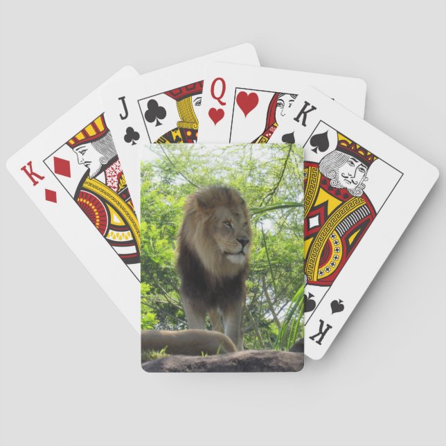Jeu De Cartes Lion - Bicyclettes de jeu (dos)