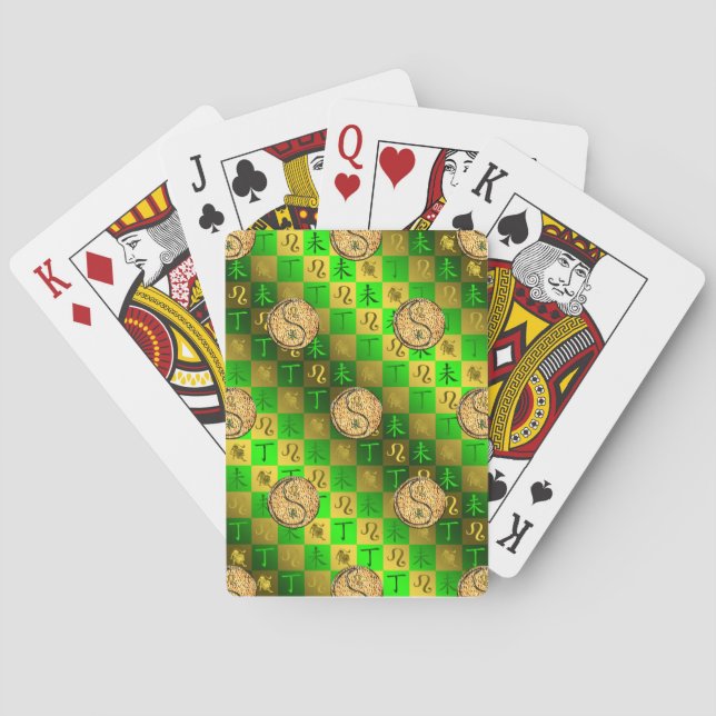 Jeu De Cartes Lion & Chèvre de feu (dos)