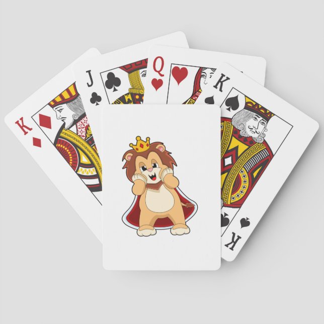 Jeu De Cartes Lion comme roi avec Couronne.PNG (dos)