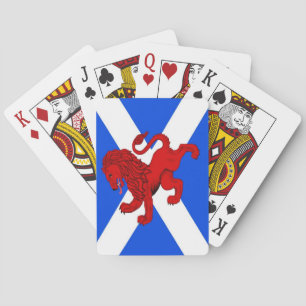 Jeu De Cartes Lion rampant, drapeau écossais Saint Andrews Jouer