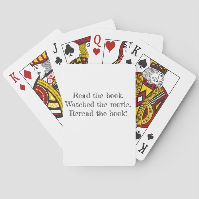 Jeu De Cartes Lire le livre (dos)