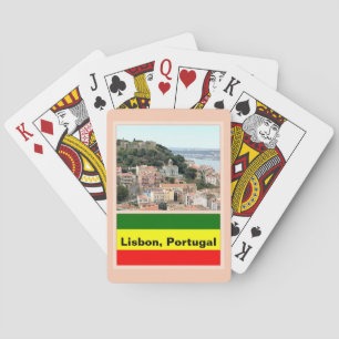 Jeu De Cartes Lisbonne, Portugal Skyline