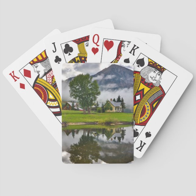 Jeu De Cartes Little House à Mist sur le lac (dos)