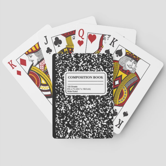 Jeu De Cartes Livre de composition (dos)