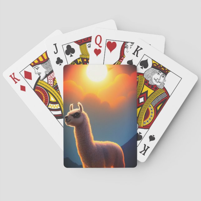 Jeu De Cartes Llama Art (dos)