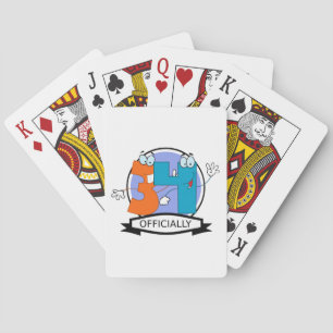 Jeu De Cartes Logo d'anniversaire officiel 34