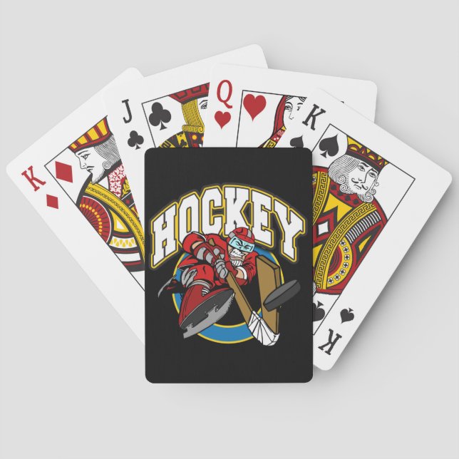 Jeu De Cartes Logo de hockey (dos)
