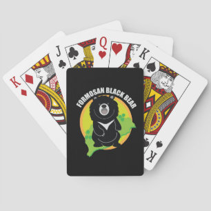Jeu De Cartes Logo de l'ours noir de Taïwan