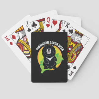 Jeu De Cartes Logo de l'ours noir de Taïwan