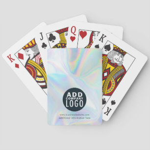 Jeu De Cartes Logo d'entreprise Holographique Personnalisé