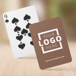Jeu De Cartes Logo d'entreprise personnalisé promotion de marque