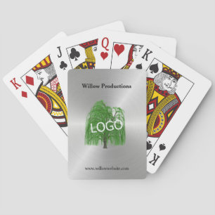 Jeu De Cartes Logo d'entreprise promotionnel Entreprise Argent
