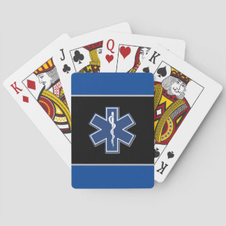 Jeu De Cartes Logo Médicale d'urgence