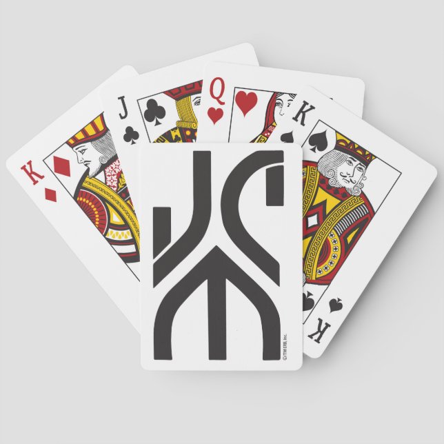 Jeu De Cartes Logo Stylisé JCM Lecture Cartes (dos)
