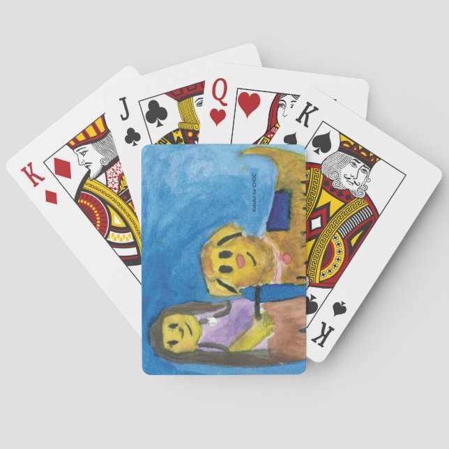 Jeu De Cartes Lois the Therapy Dog - Kids Art for CHOC (dos)