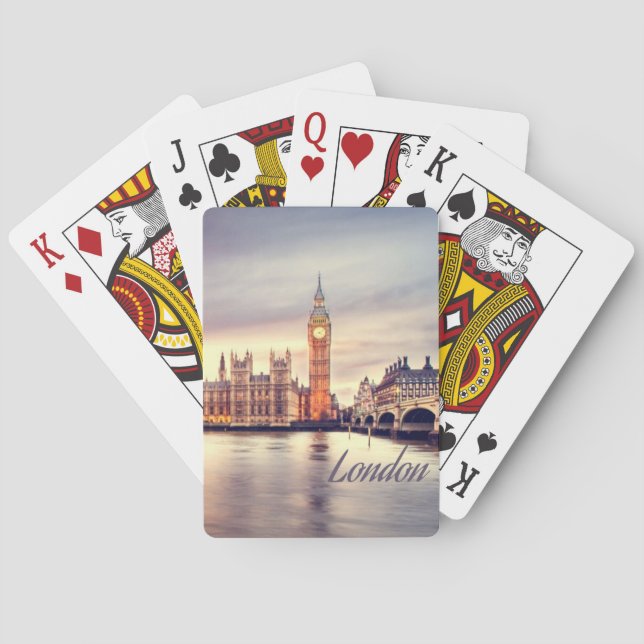 Jeu De Cartes Londres Big Ben (dos)