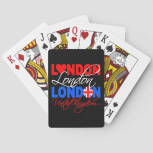 Jeu De Cartes Londres jouant aux cartes