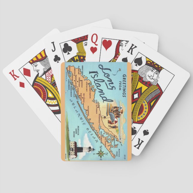 Jeu De Cartes Long Island Greeting Playing Cards (dos)