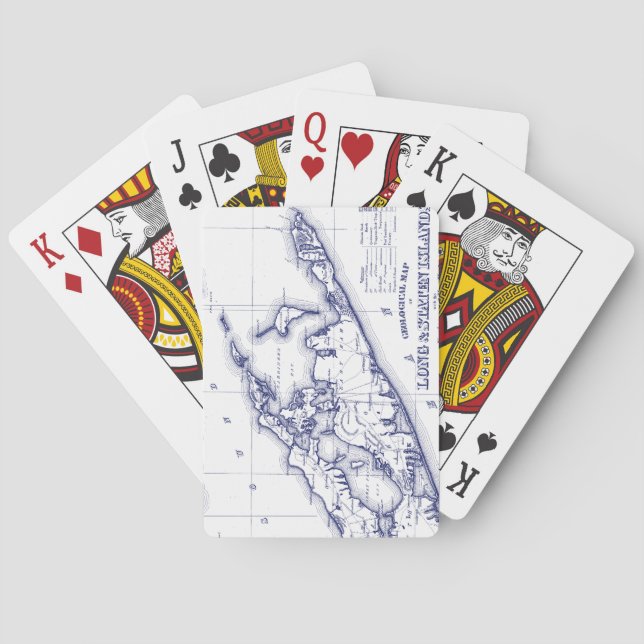 Jeu De Cartes Long Island The Hamptons Map VC (dos)