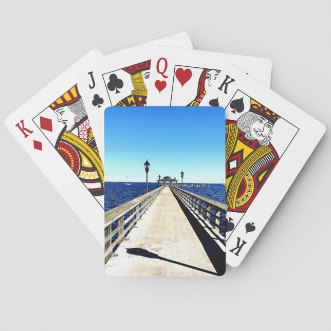 Jeu De Cartes Looking Down the Pier (dos)