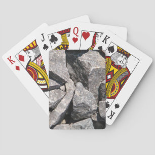 Jeu De Cartes Loose Rough Granite Rock Jouer Cartes