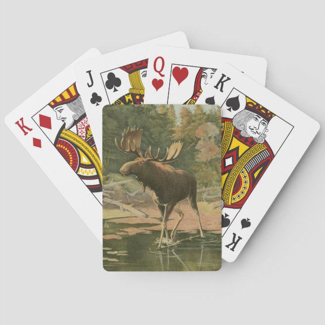 Jeu De Cartes L'orignal marche dans l'eau (dos)