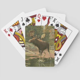 Jeu De Cartes L'orignal marche dans l'eau